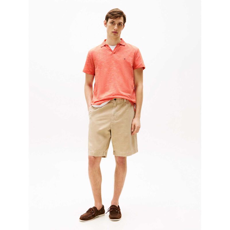 Tommy Hilfiger Regular Fit Textured Oxford Polo Shirt image number 3